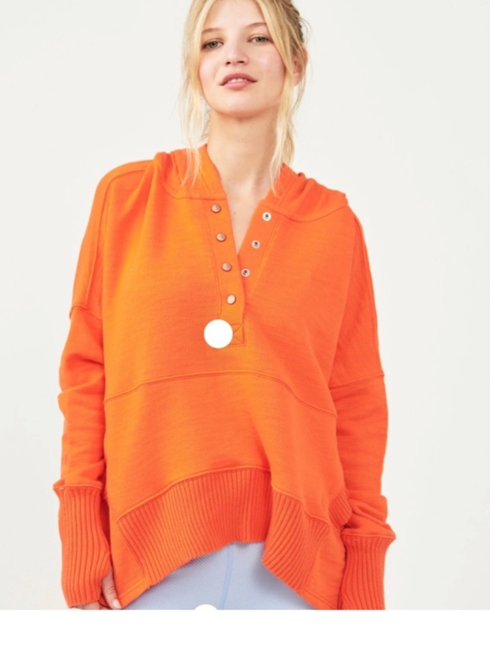 FREE PEOPLE SOLID HONEY DOVE PULLOVER